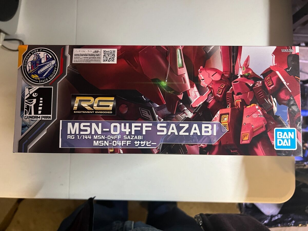 P-Bandai RG MSN-04FF Sazabi 1/144 Limited Edition Gundam P-Bandai RG MSN-04FF Sazabi 1/144 Limited Edition Gundam