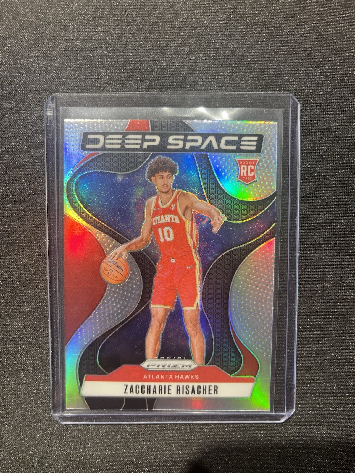 2024-25 Panini Prizm Basketball Deep Space Silver - #8 Zaccharie Risacher (RC)