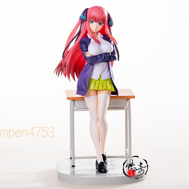 Nakano Nino Los Quintesenciales Quintillizos 21cm Figura Estatua Modelo Regalo Juguete