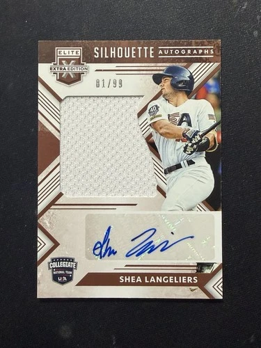 Shea Langeliers 2018 Panini Shea Langeliers Auto