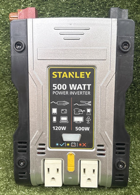 Stanley PI500PS 500W Power Inverter Untested