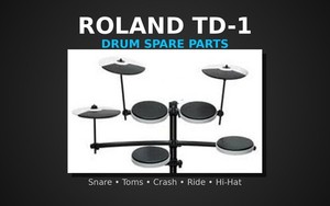 Roland TD-1 Drum Pads & Becken - Snare Tom Crash Ride Hi-Hat - Ersatzteile