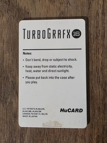 Bonk's Adventure Turbo grafx 16 HuCard