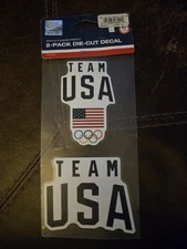 United States Olympic Team USA 2 Pack Die Cut Decals By Wincraft New