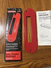 MINT Craftsman 10" 315 Or 113 Or FLEX Series table saw throat 8” Dado Insert