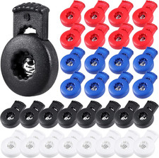 32 Pcs Glove Locks,Lace Locks for Baseball Glove Is Sturdy, No Knot Required,Str