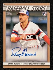 2020 Topps Danny Mendick ROOKIE AUTO GOLD 27 /50 RC Baseball Stars White Sox