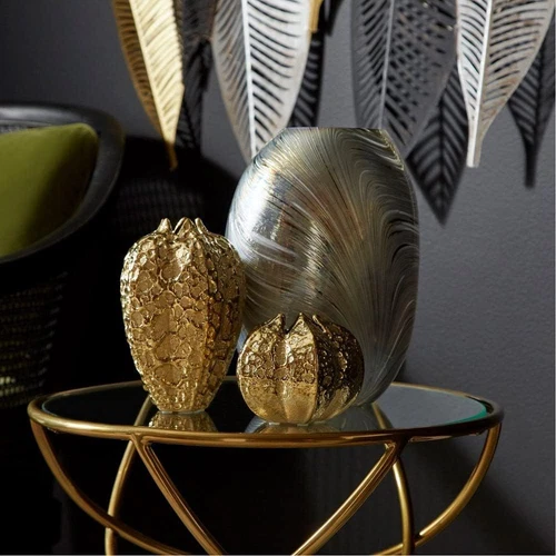 Gyroscope Side Table - Stylish 22.25" Tall & 18.5" Wide - Picture 6 of 8