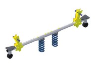Balancierwippe SpielgeläNd Gartenwippe Freiluftspielplatz Wippe SpielgeläNde