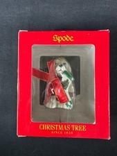 Spode Christmas Tree Puppy Ornament 2002 40 ORN 083