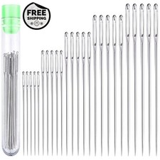 25pc Large Eye Hand Sewing Needle Cross Stitch Embroidery Needles For DIY Craft