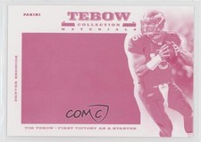 2013 Father's Day Collection Materials Progressions Magenta /5 Tim Tebow #2 0c3