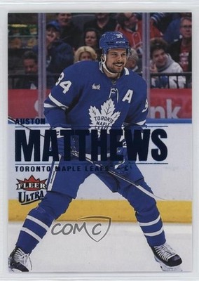 2023-24 Upper Deck Fleer Ultra Blue Foil 42/399 Auston Matthews #197 0hc9
