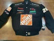 Vintage NASCAR 2002 Tony Stewart #20 Home Depot Jacket Jh Design NWT Med NOS