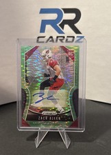 2019 Panini Prizm - Rookies Zach Allen #389 Neon Green Pulsar Prizm Cardinals 