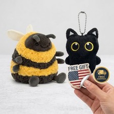 Albee Bee Soft Plush Bumble Toy Happiest Little Bumblebee Gift without tags new