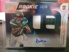 2020 Zenith Denzel Mims Rookie Patch Auto RC #23/50 SP RPA Jets Autograph Panini