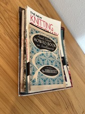  Vintage Knit,Crochet,needlework Books Lot Of 13 Book/Pamphlets