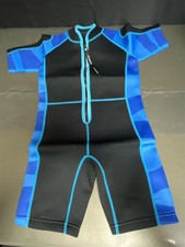 Chriffer Kids Wetsuit Shorty Wet Suit for Girls Boys Front Zip 2mm Neoprene Th 6