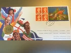 GB STAMPS ROYAL MINT/MAIL COIN FIRST DAY COVER 1999 RUGBY £2 MINT COIN
