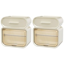 2 Count Bathroom Organizer Home Tissue Dispenser Napkin Holder Rack