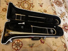 Yamaha YSL-354 Trombone W Bach Mouthpiece  Original Hard Case Nice Condition