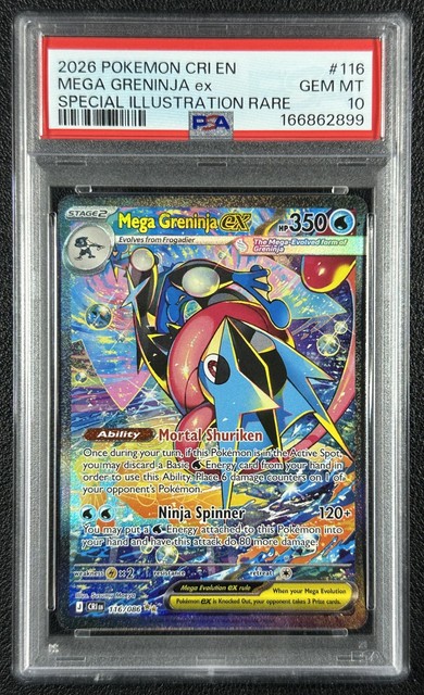 Mega Greninja ex #116 (Chaos Rising)