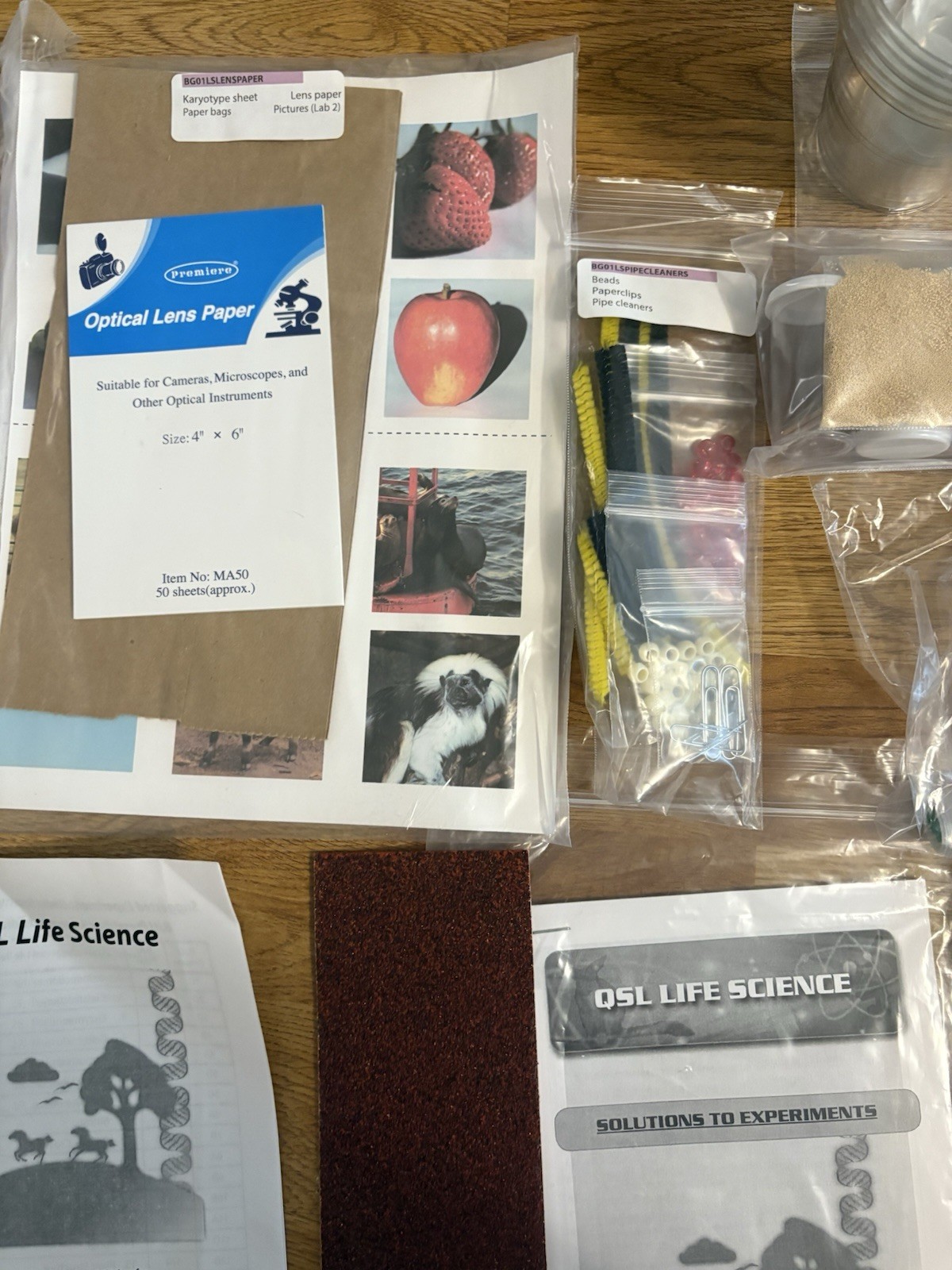 Quality Science Lab Kit And Manual Standard Homeschool Lab Kit