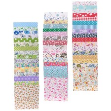 2X(Fabric Patchwork Craft Cotton Material Batiks Mixed Squares Bundle, 10 x1141