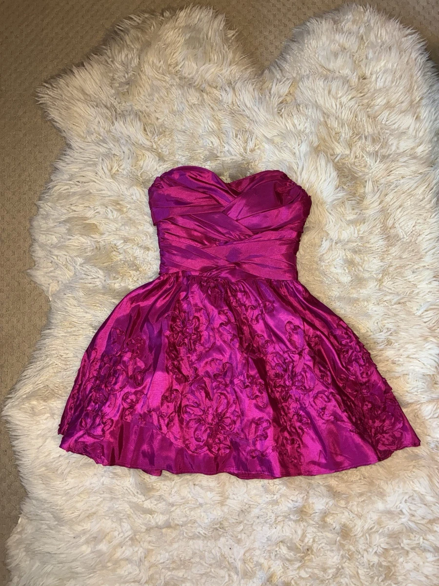 short dress masquerade ball Masquerade Ball Gown Ruffle Short Sleeves Gala Dress By Layla K LK266