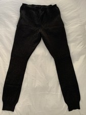 EUC Ric Owens Black Gray 100% Merino Wool Tapered Sweat Pants Fall/Winter Medium