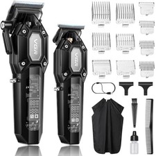 Professional Hair Clippers for Men, Cordless Barber Clippers and Trimmers Set...