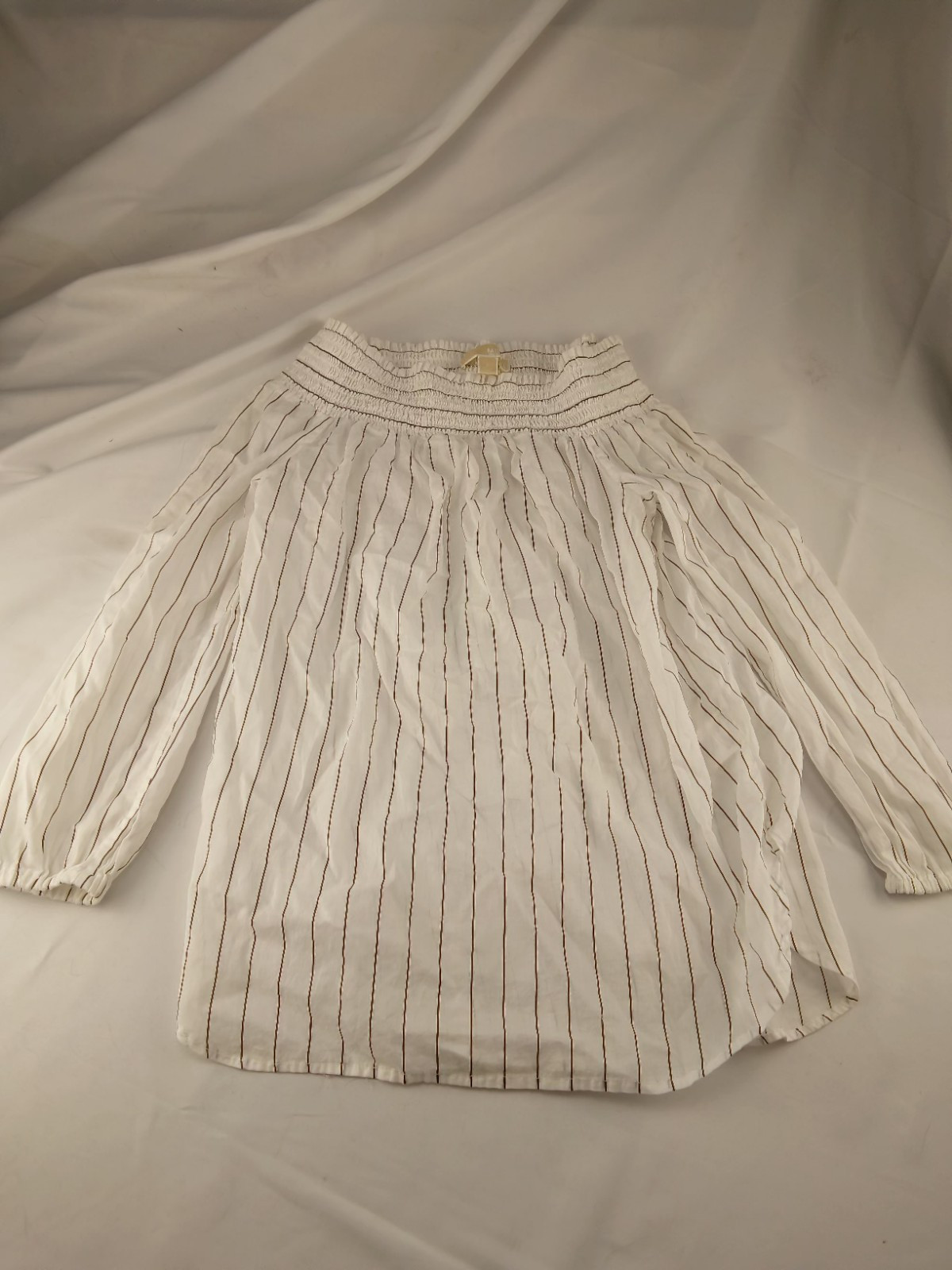 Women's Michael White Black Striped Top Size S  