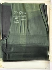 VTG First Quality 15 Denier 100 Nylon SUPER LONG Seamless Black Stockings