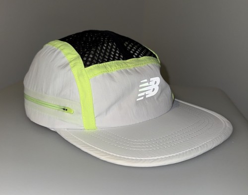 Men's New Balance 5 Panel AW84 Volt Zip Mesh Vented Adjustable OSFA Hat Cap