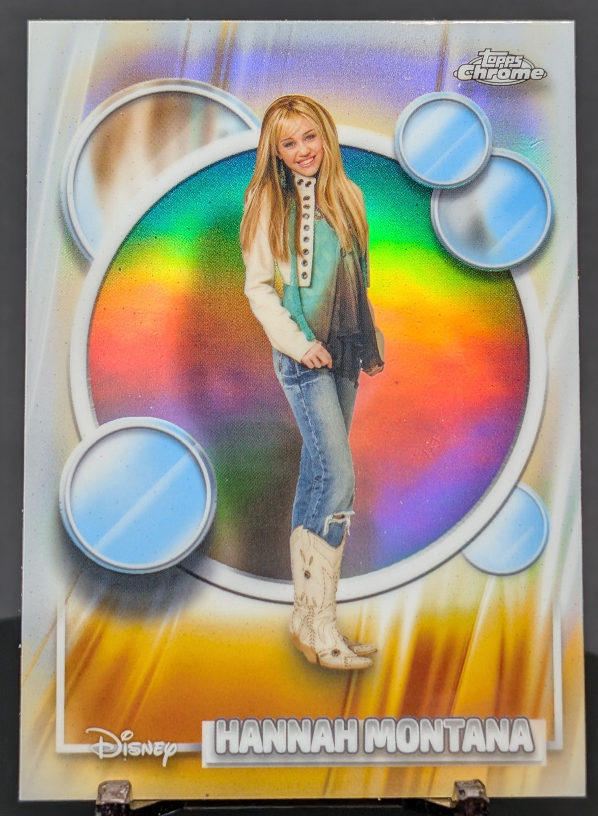 2026 Topps Chrome Disney Hannah Montana #4 Refractor