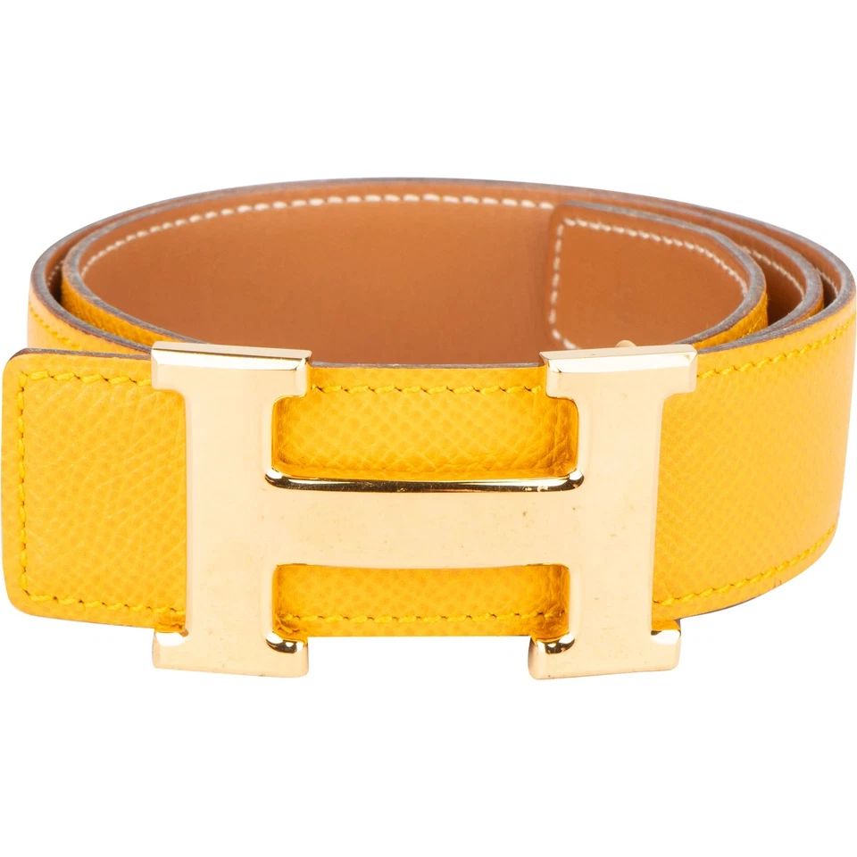 Hermès Reversible Epsom Leather Belt (65) Gürtel