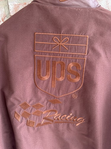 Chase Authentic Reversible UPS Dale Jarrett 88 Jacket Leather Medium Rare! - Picture 11 of 12
