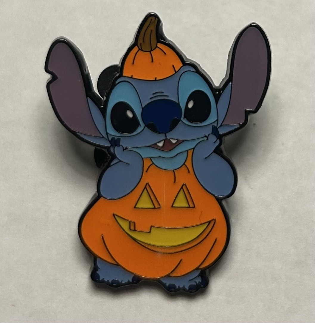 Disney Loungefly - Stitch as Jack O Lantern Pumpkin - Halloween Costume Pin