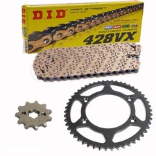 Chainset Suzuki DR-Z 125 03-19 Chain DID 428 VX G&B Gold 134 Open 14/51