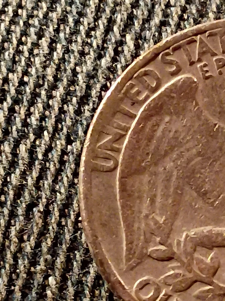 1967 Washington Quarter-series;No Mint Errored;DDO;Off-Centered Strike - Image 3 of 4