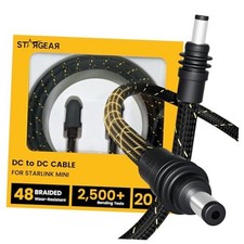 Starlink Mini Cable 6.5FT, Braided Wear-Resistant 20AWG BRAIDED-2M-20AWG