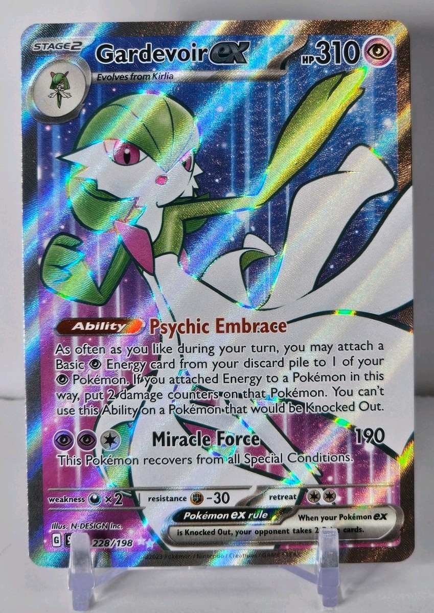 Pokemon Gardevoir EX Scarlet & Violet Full Art Holo 228/198 | eBay