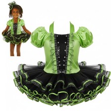 Cupcake LIME Child X-Small Dance Costume Ballet Tap Dress Shoe Bows  Hairpiece