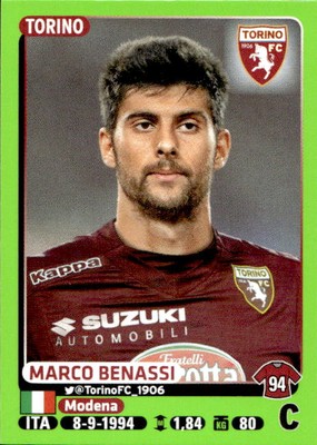 2014/15 Panini Footballers #485 Marco Benassi Turin Figure