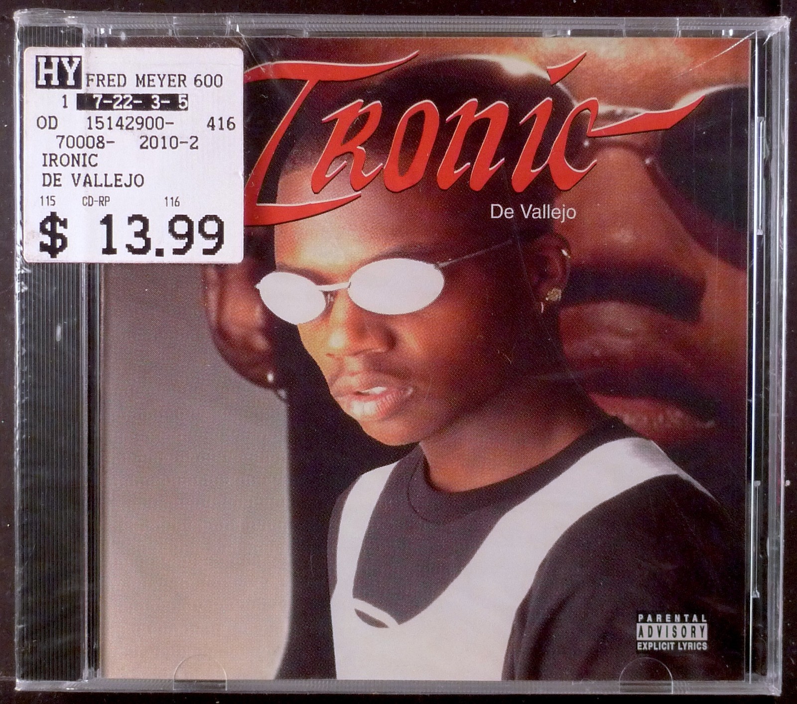 SEALED Ironic - De Vallejo RARE CALI G-FUNK RAP *40 OUNCE* '96