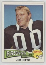 1975 Topps Jim Otto #497 HOF 0l1