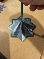 Expanded Sensory Fidget Star Toys 3D Printed, Handle Fractal Hexagon,Anti-Stress