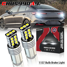 2PCS Super White 1157 33-SMD LED Reverse Tail Stop Brake Turn Signal Light Bulbs