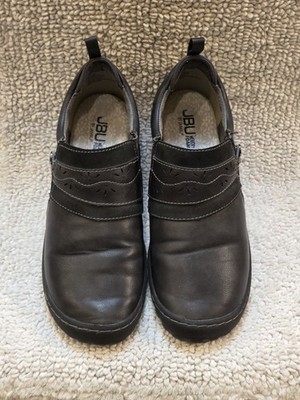 JBU by Jambu ''Fern'' Charcoal Gray Loafers Womens 8 Slip On Casual Walking Shoes